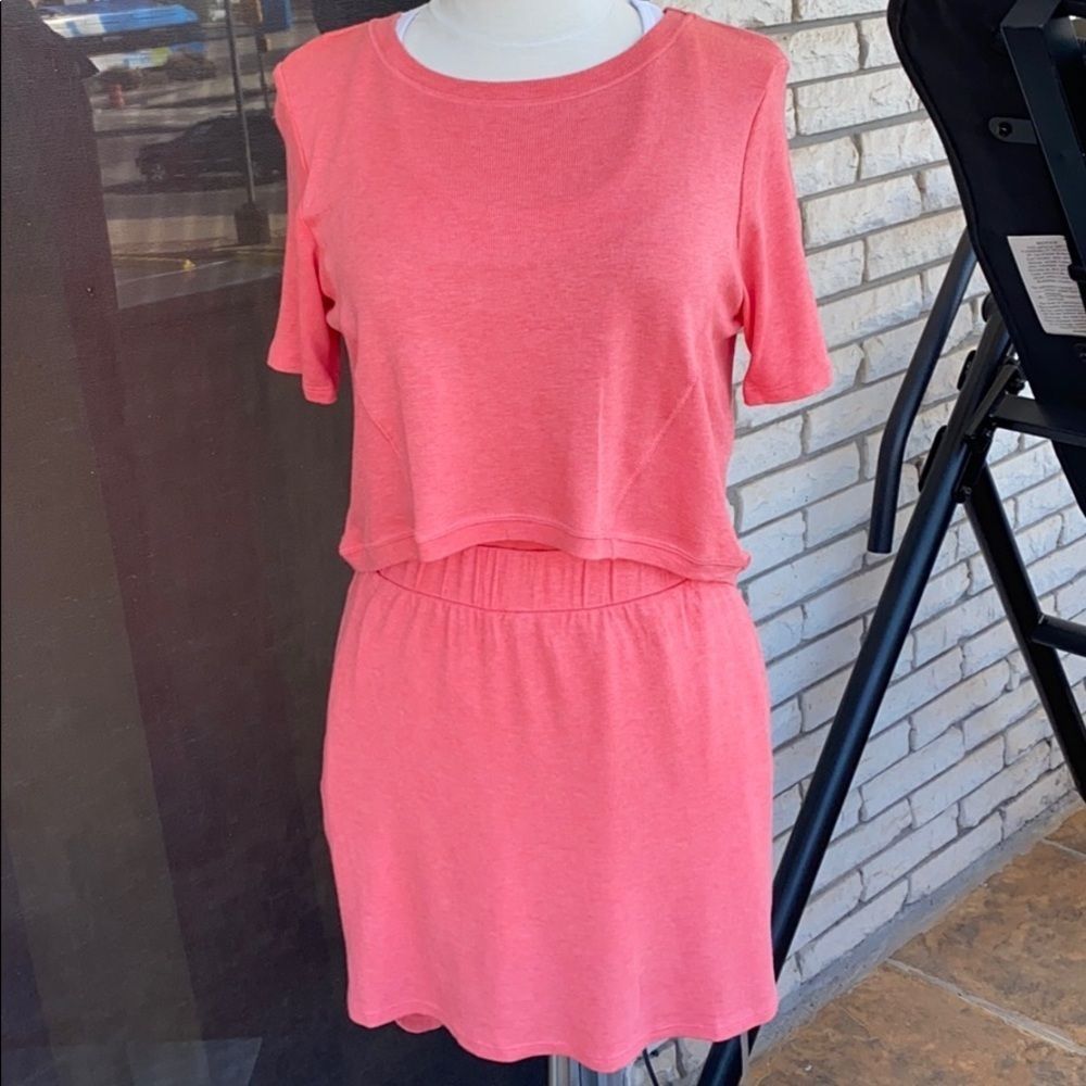 Heather Citrus Peekaboo Mini Dress